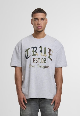 T-Shirt 'Forest Camo' True Religion en gris : devant