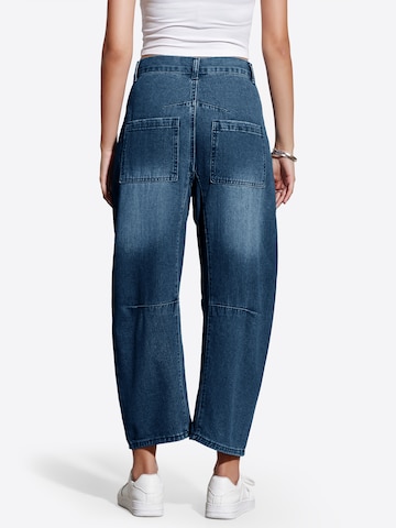 Baggy Jean Imily Bela en bleu : derrière