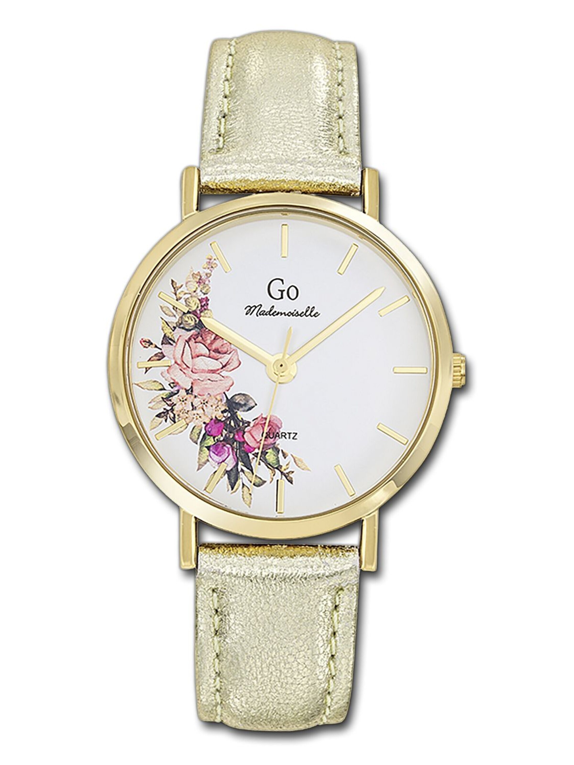 GO GirlOnly Analoguhr‌‌‌‌‌ in Gold: Vorderseite