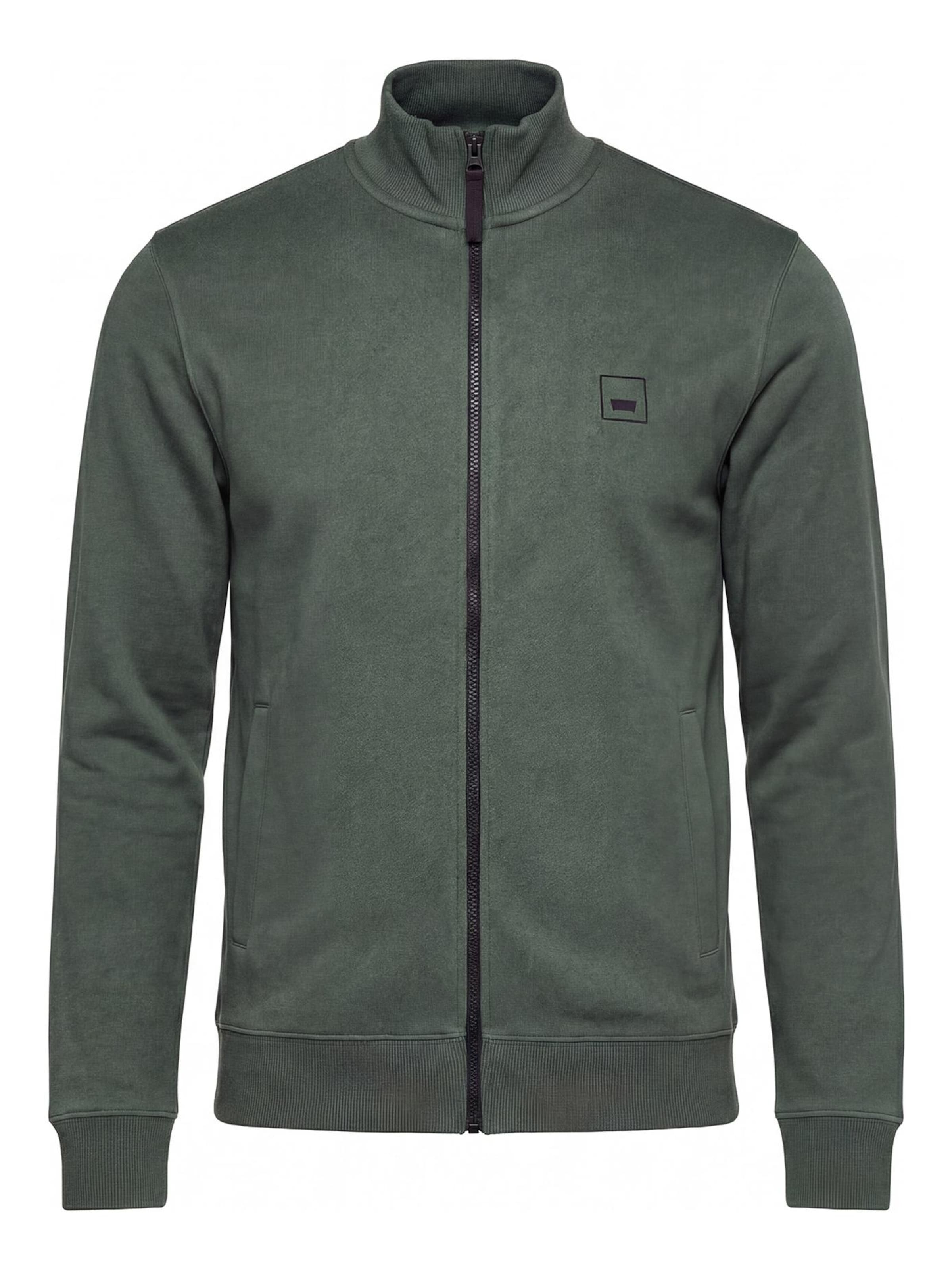 Carrera Jeans Sweatshirt 'Full Zip' in Green