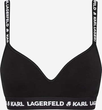 Karl Lagerfeld Бюстье Бюстгальтер в Черный: спереди