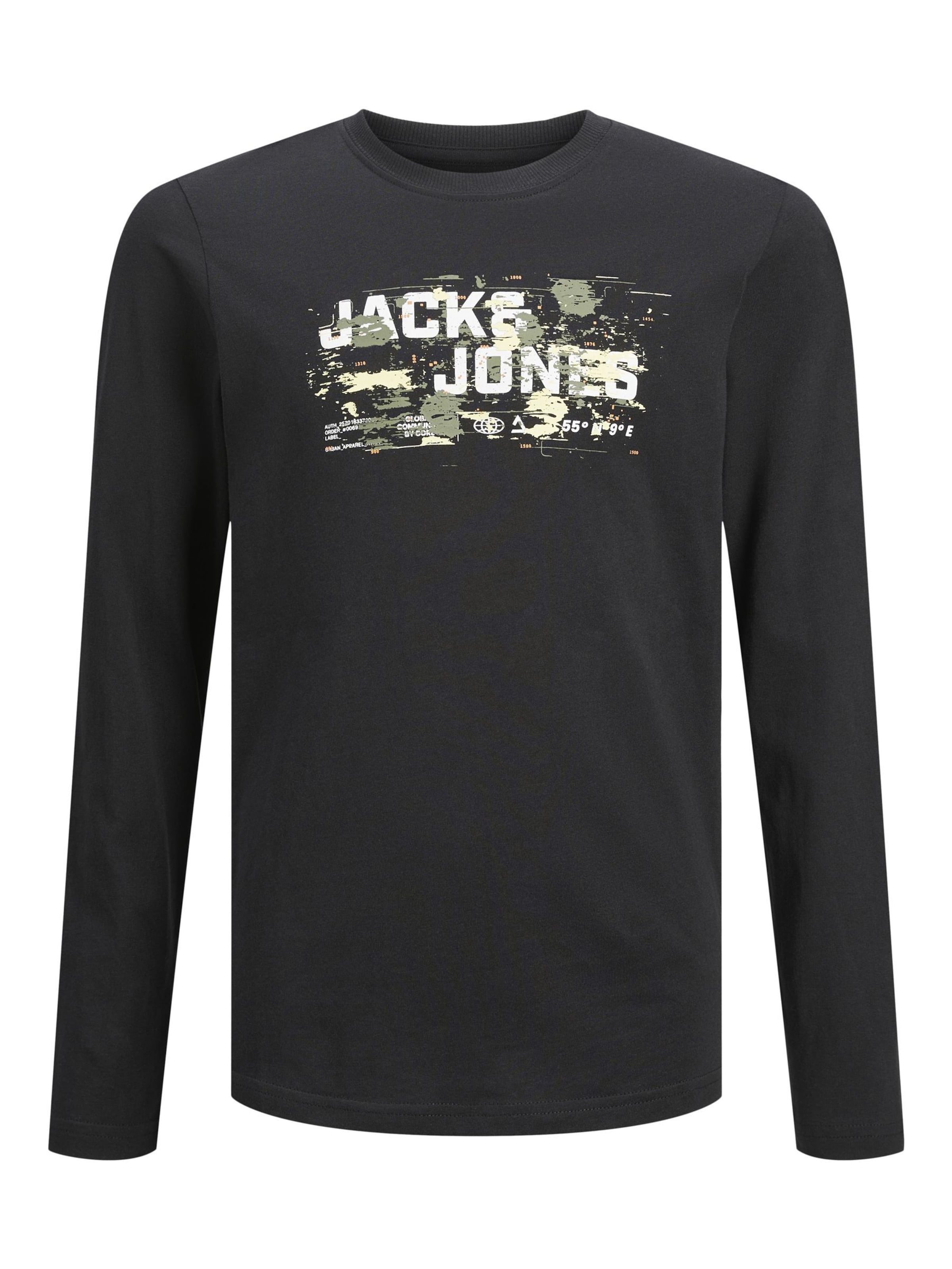 JACK & JONES Shirt in Zwart: voorkant