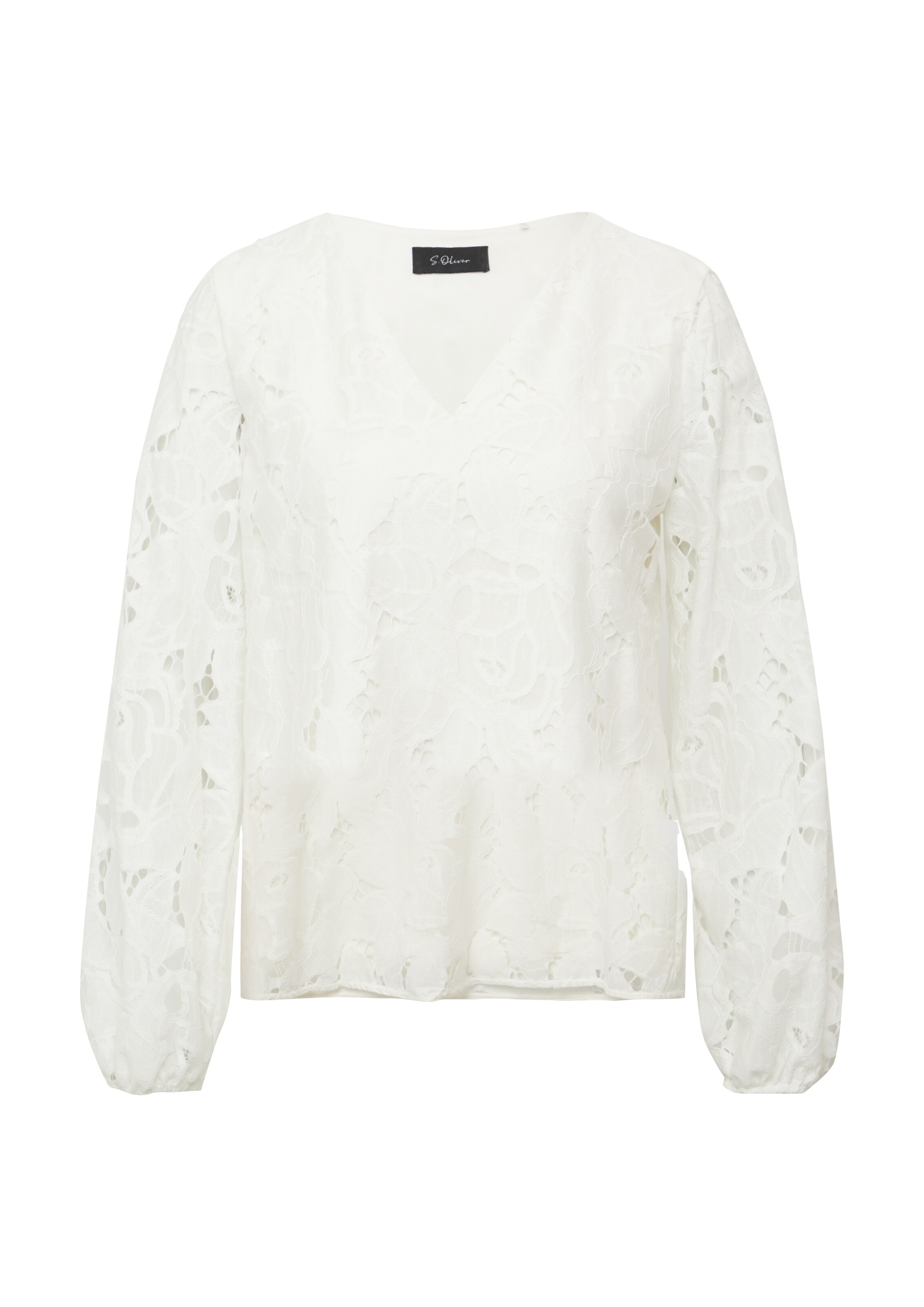 s.Oliver BLACK LABEL Bluse in Beige: Vorderseite