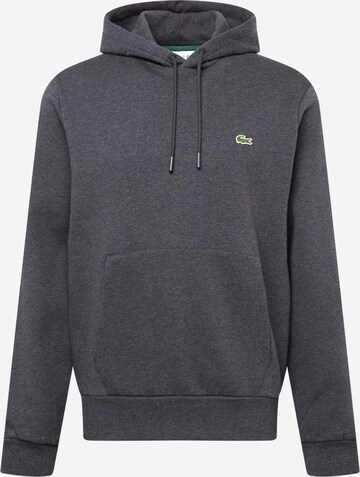 Sweat-shirt LACOSTE en gris : devant