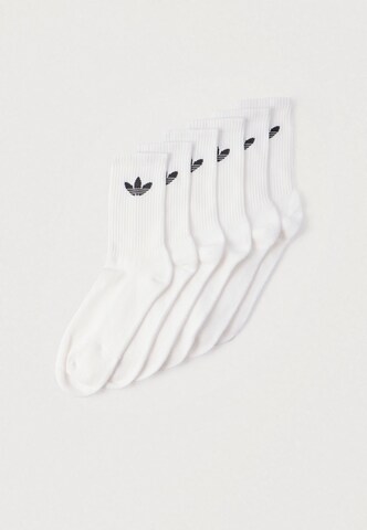 ADIDAS ORIGINALS Κάλτσες 'Trefoil Cushion' σε λευκό