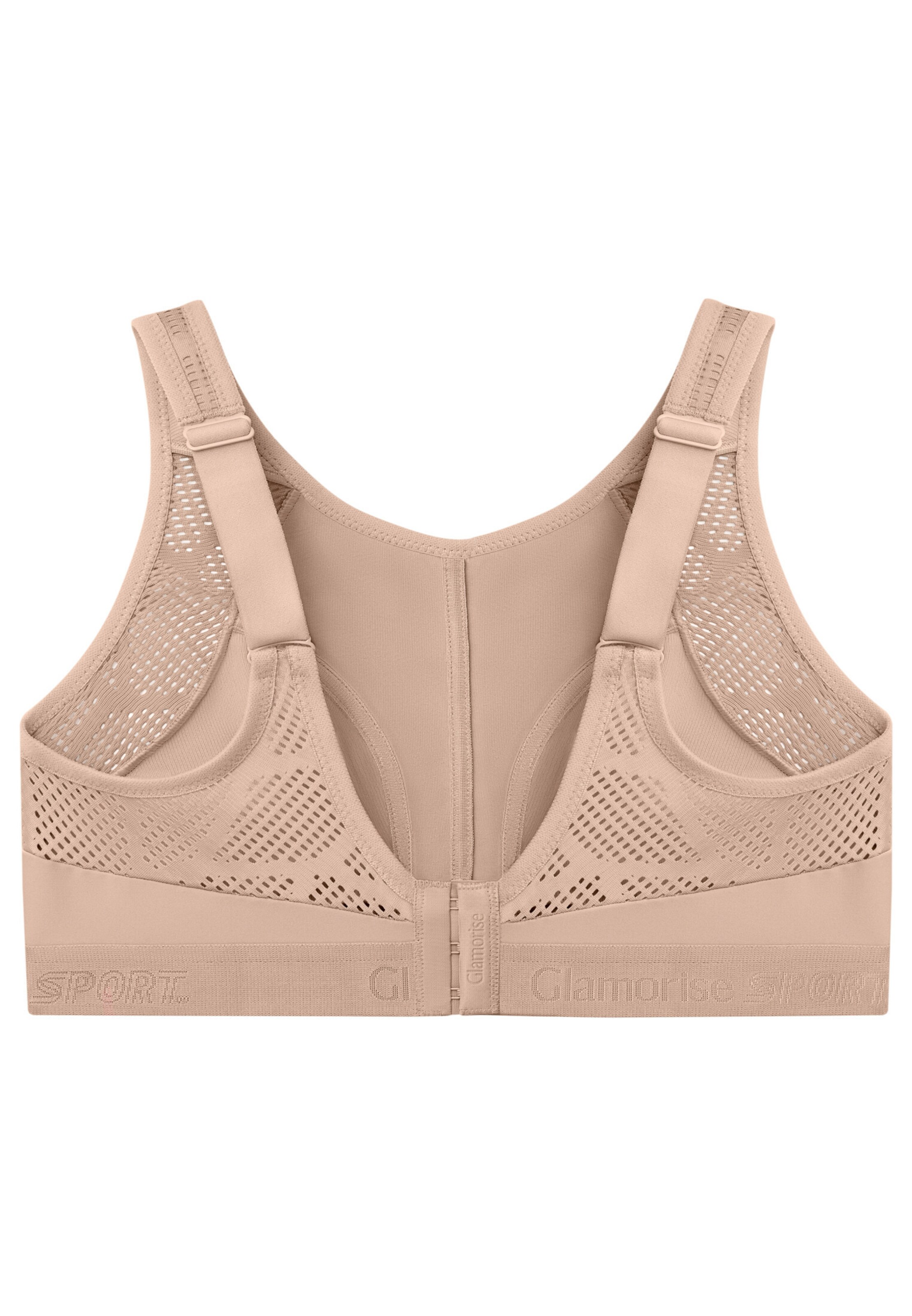 GLAMORISE Bralette Bra in Beige