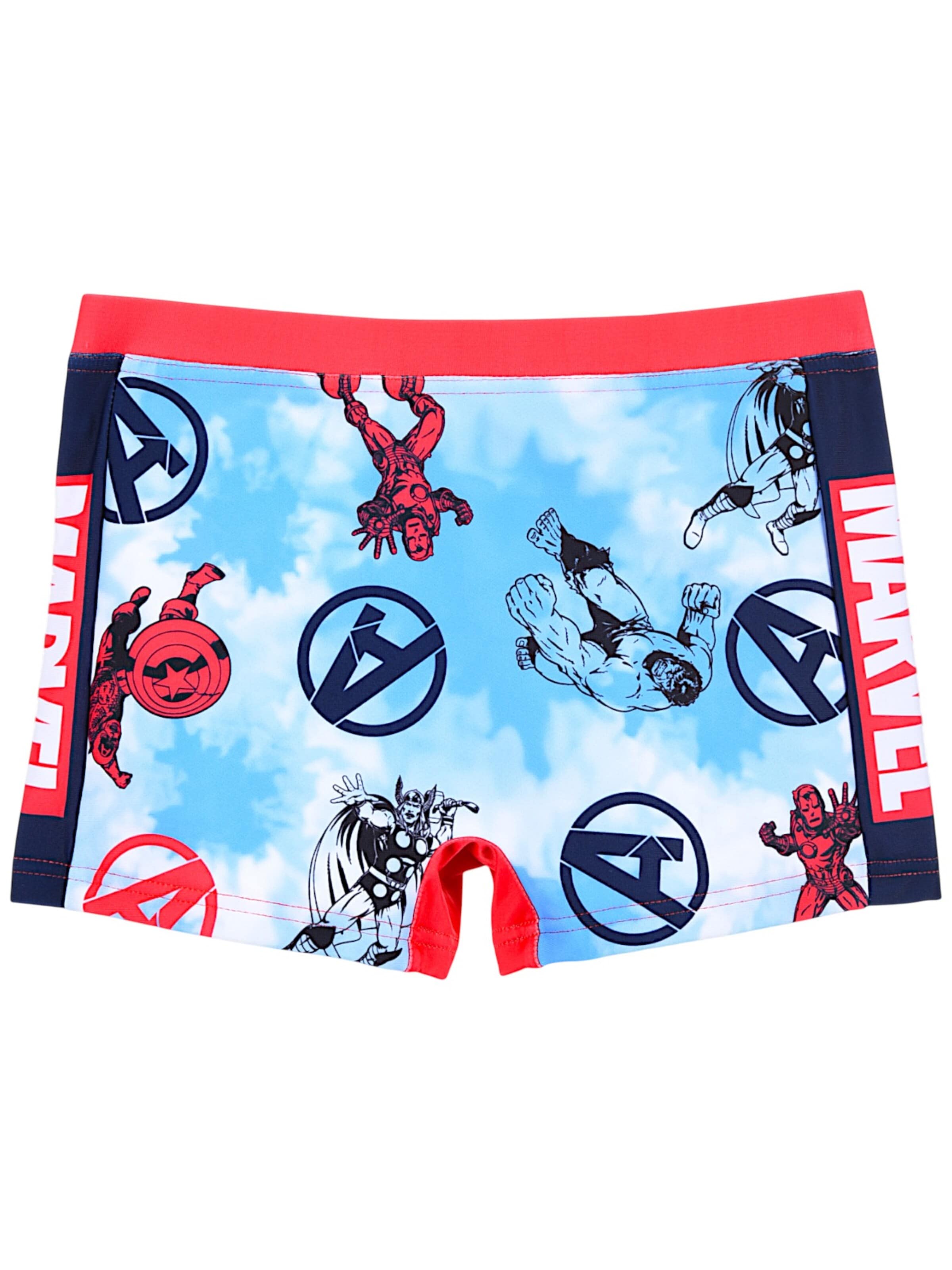 Marvel Avengers Badeshorts 'Avengers'‌‌‌‌ in Rot: Vorderseite