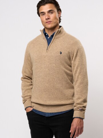 U.S. POLO ASSN. Pullover 'Kevin' i beige: forside