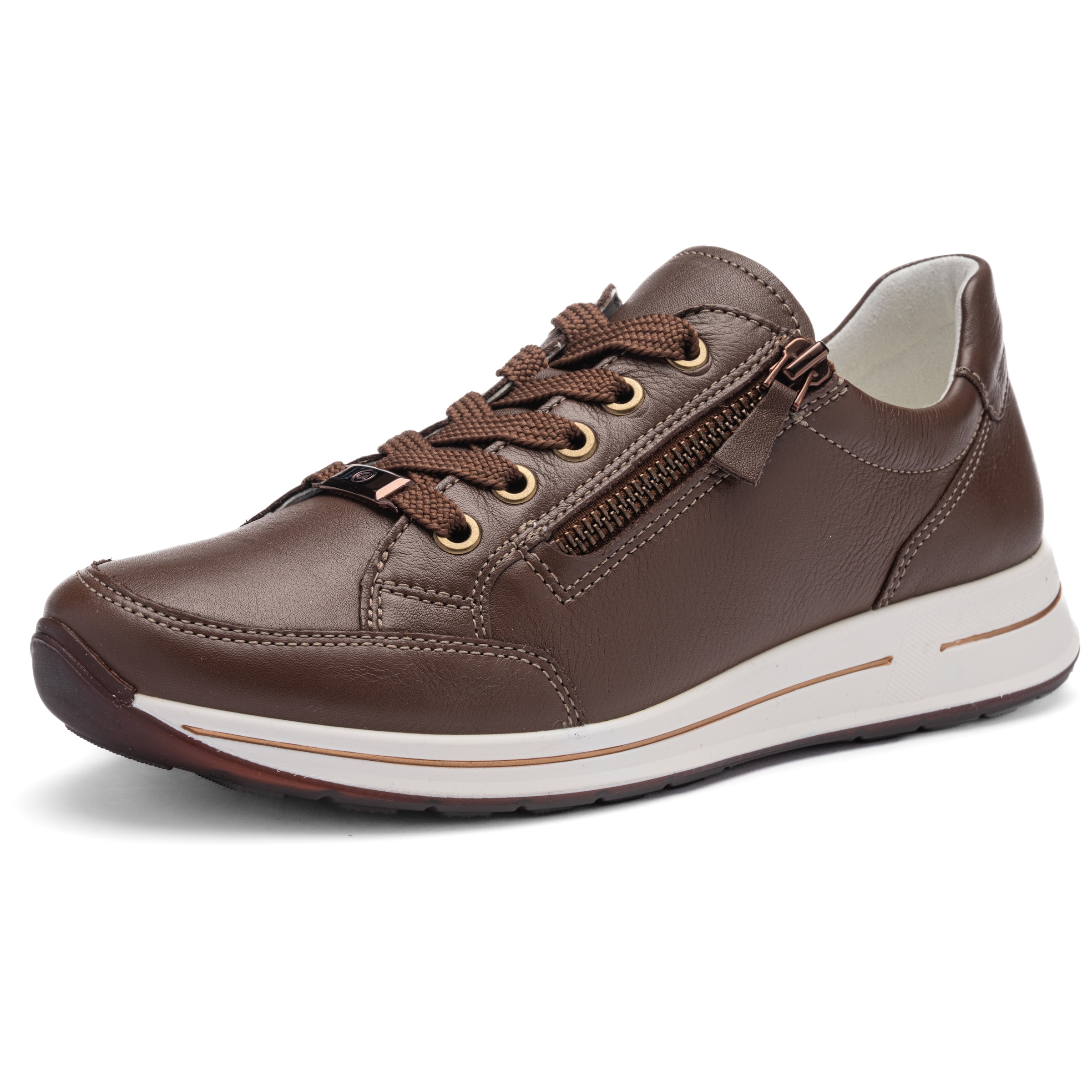 ARA Sneaker in Braun: Vorderseite