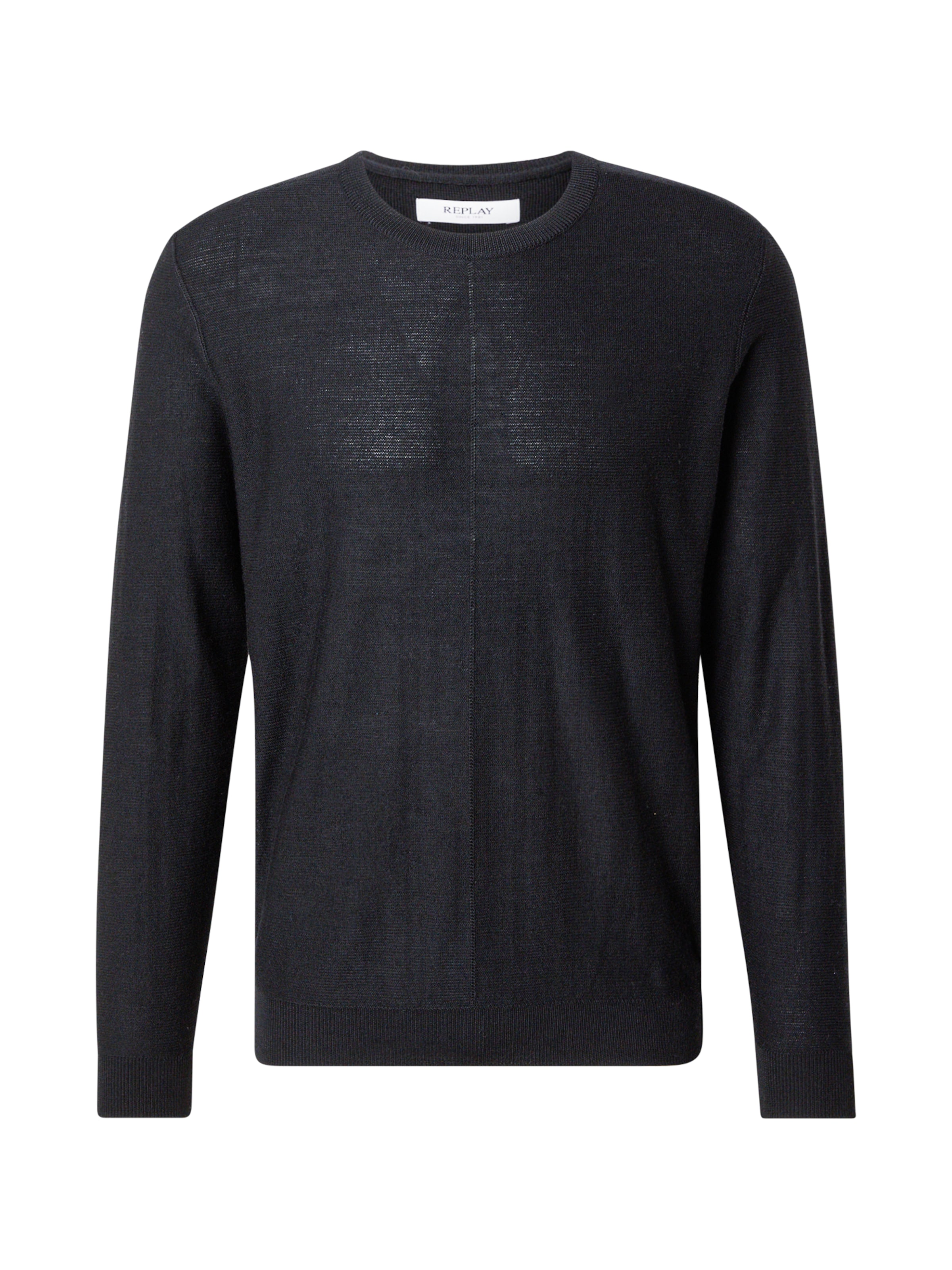 REPLAY Pullover in Schwarz: Vorderseite