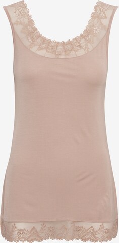 Top 'Florence' di Cream in beige: frontale