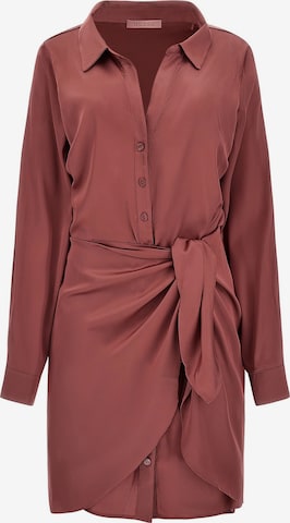 GUESS Shirt Dress 'Alya' in Pink: front
