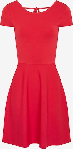 Morgan Kootud kleit, värv punane: eest vaates