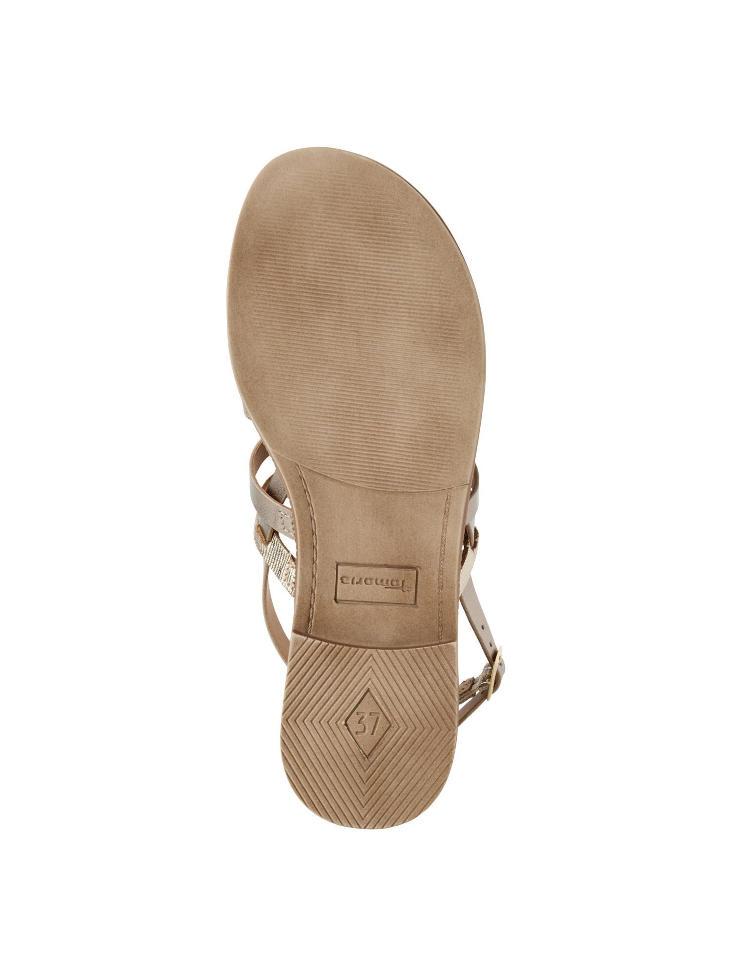 Sandales Tamaris en or