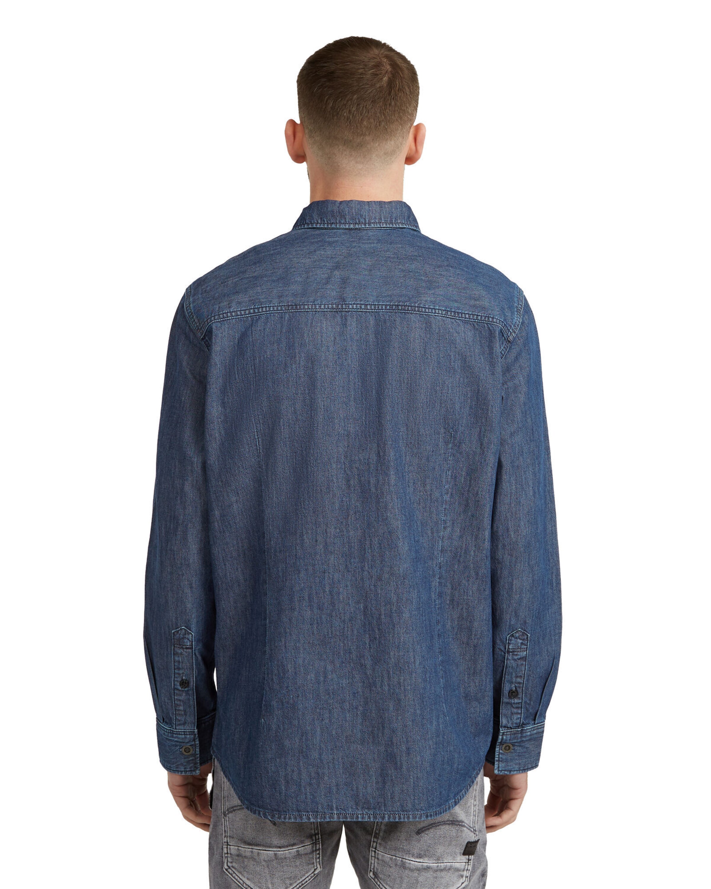 G-STAR Regular Fit Hemd in Blau