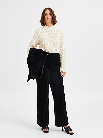 SELECTED FEMME Regular Broek in Zwart