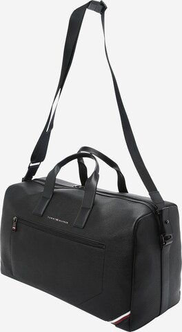 TOMMY HILFIGER Travel Bag in Black: front