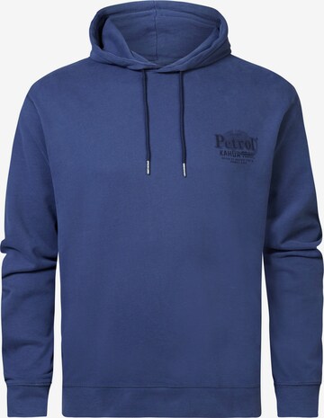 Petrol Industries Sweatshirt 'Aquatic' in Blue: front