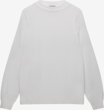 Pull&Bear Sweatshirt in Wit: voorkant