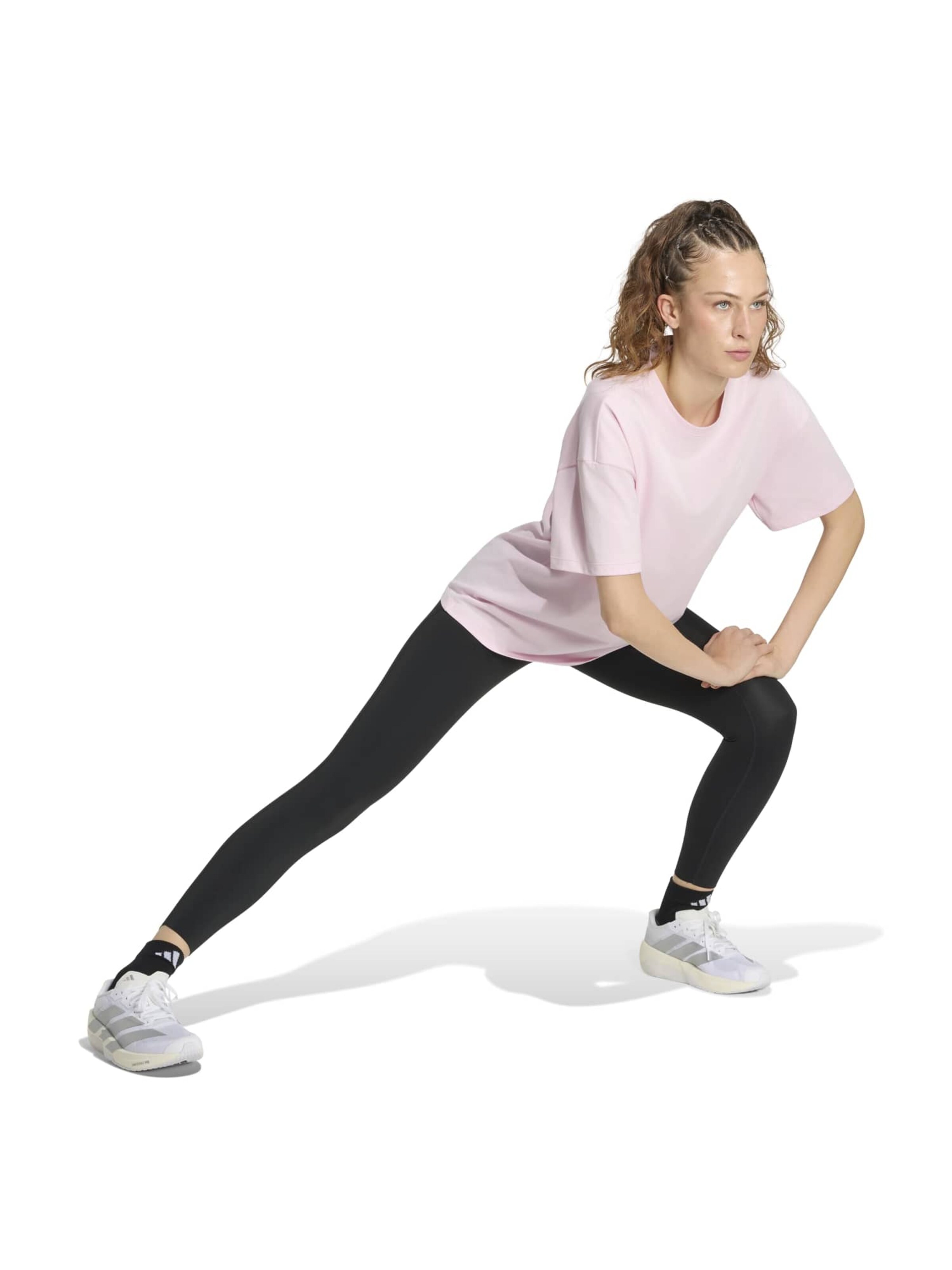 rožinė ADIDAS PERFORMANCE Sportiniai marškinėliai 'Power Essentials'
