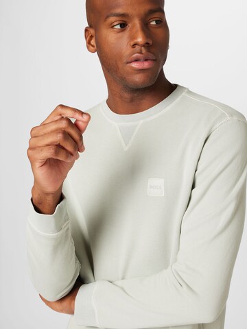 BOSS Orange Sweatshirt 'Westart' in Grau