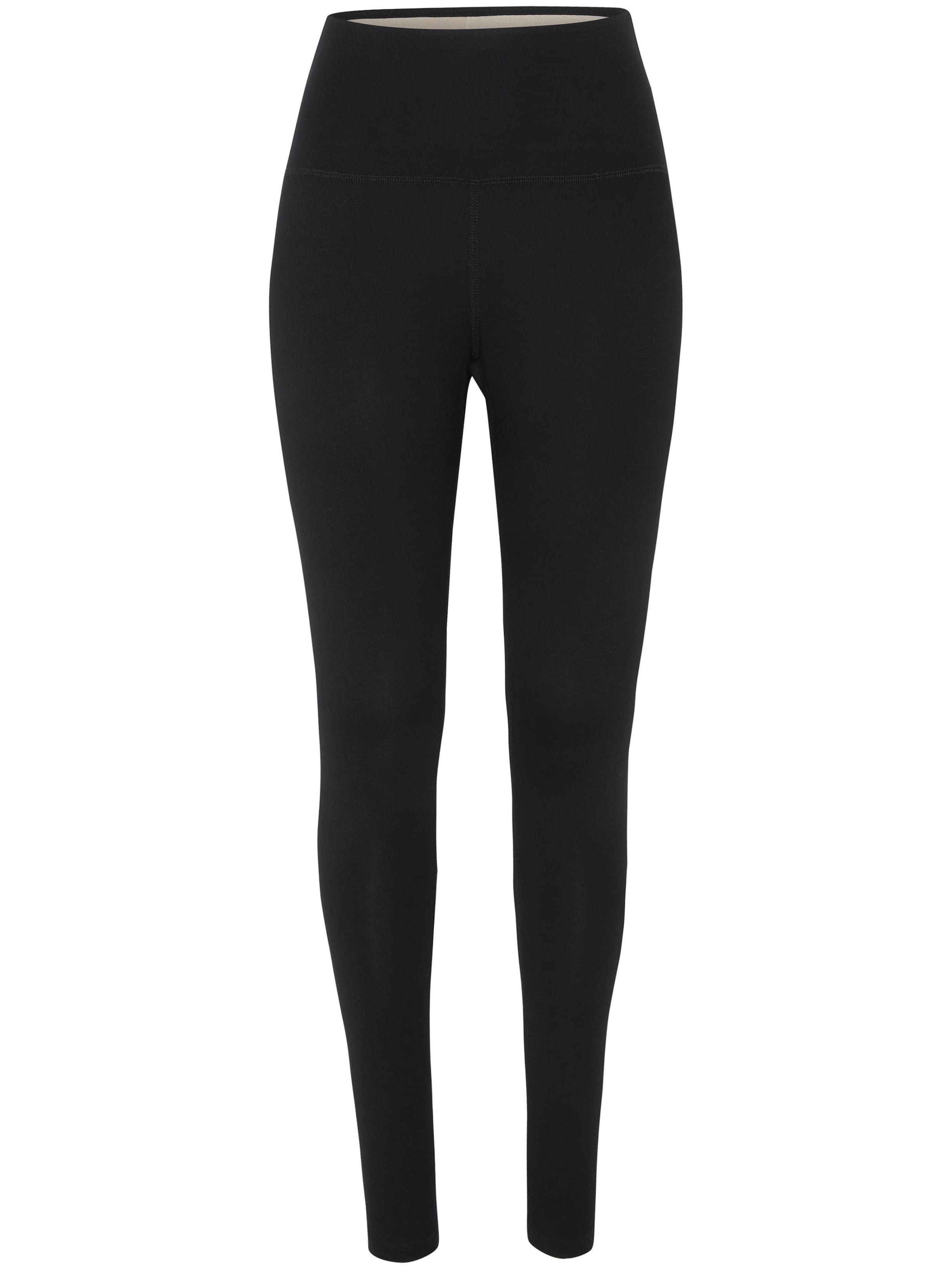 Detto Fatto Slimfit Leggings 'Yoga by Caro Cult' in Schwarz: Vorderseite