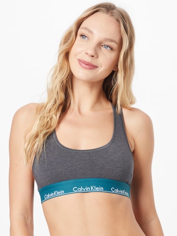 Bustier Soutien-gorge Calvin Klein Underwear en gris : devant