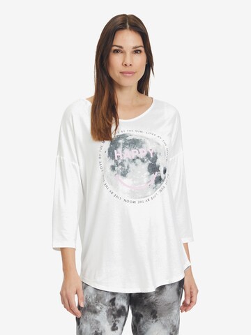 T-shirt oversize Betty Barclay en blanc : devant