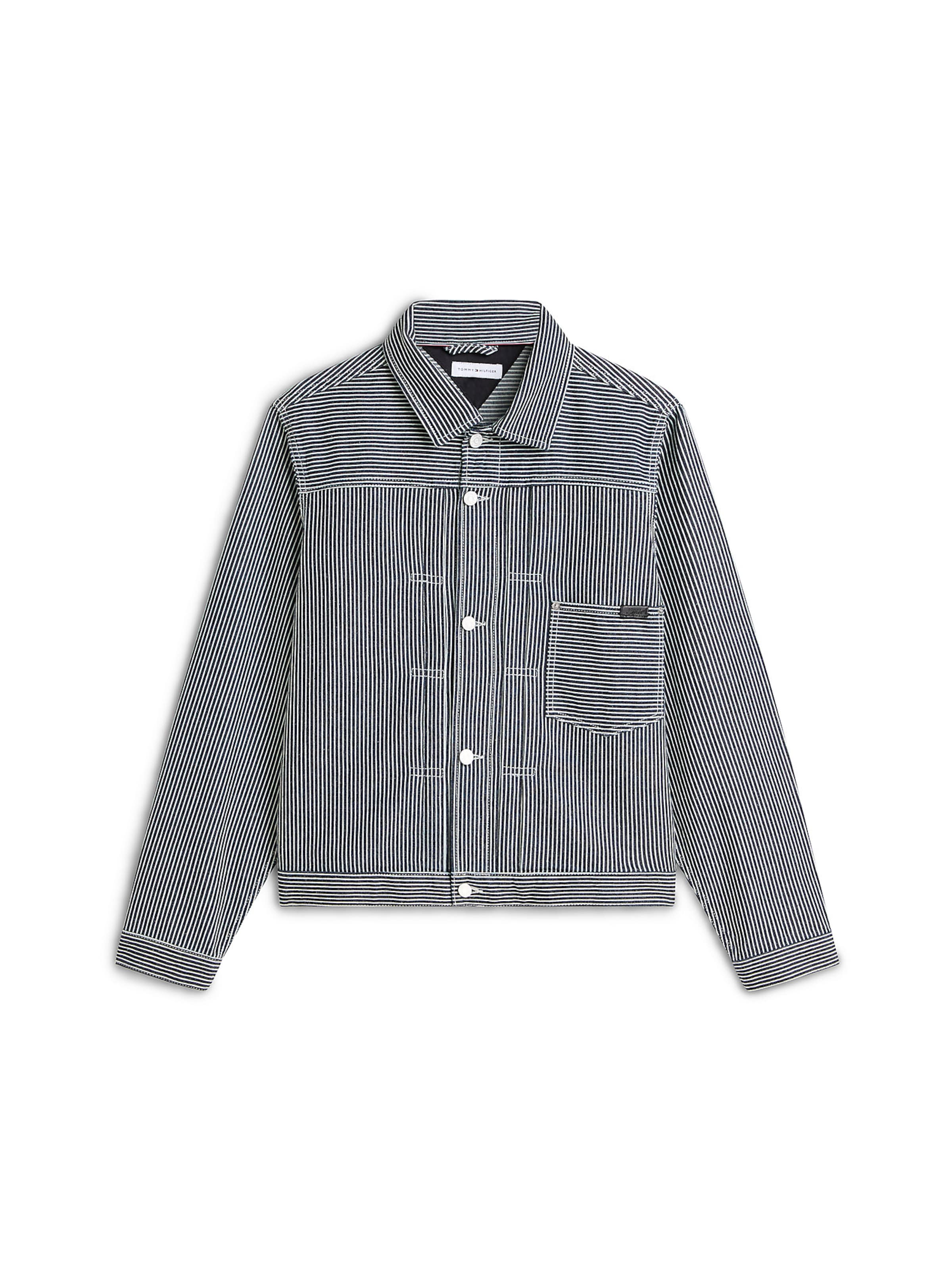 TOMMY HILFIGER Between-season jacket in Blue: front