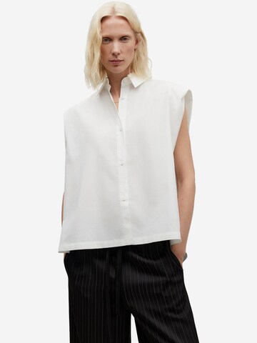 Camicia da donna di Adolfo Dominguez in bianco: frontale