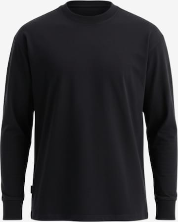 T-Shirt 'OM-LSBC-0129' Ombre en noir : devant
