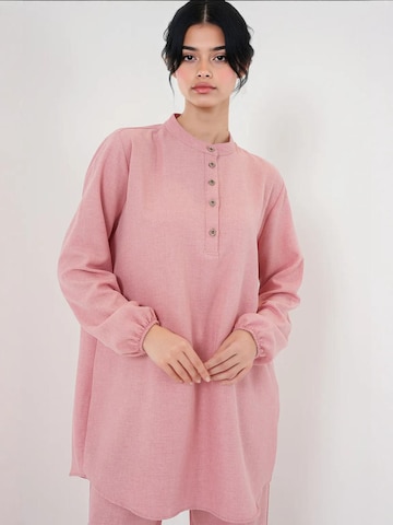 Bigdart - Calças de fato em rosa