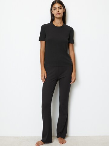 Marc O'Polo Shirt ' Minimal Hybrid ' in Black