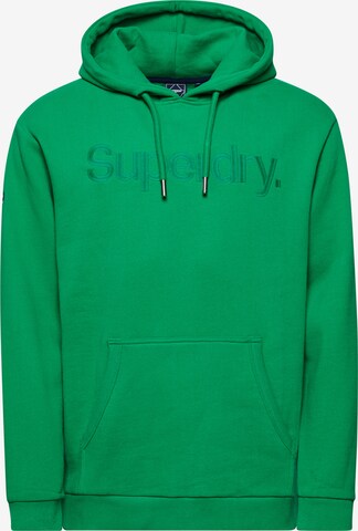 Superdry Sweatshirt in Groen: voorkant