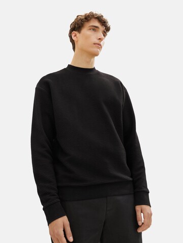 TOM TAILOR DENIM - Sweatshirt em preto