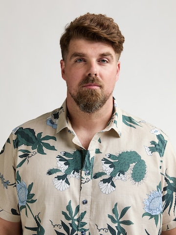 Coupe regular Chemise Petrol Industries en beige