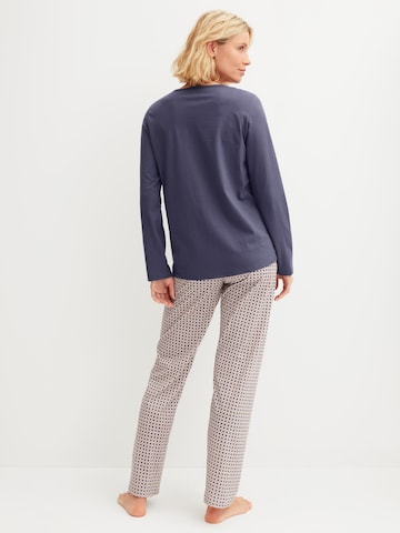 CALIDA Pyjama 'Cotton Special'‌‌ in Grau