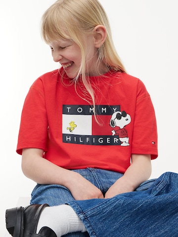 TOMMY HILFIGER Μπλουζάκι σε κόκκινο