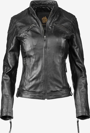 Apple of Eden Lederjacke AOE-142 in S in schwarz, Produktansicht
