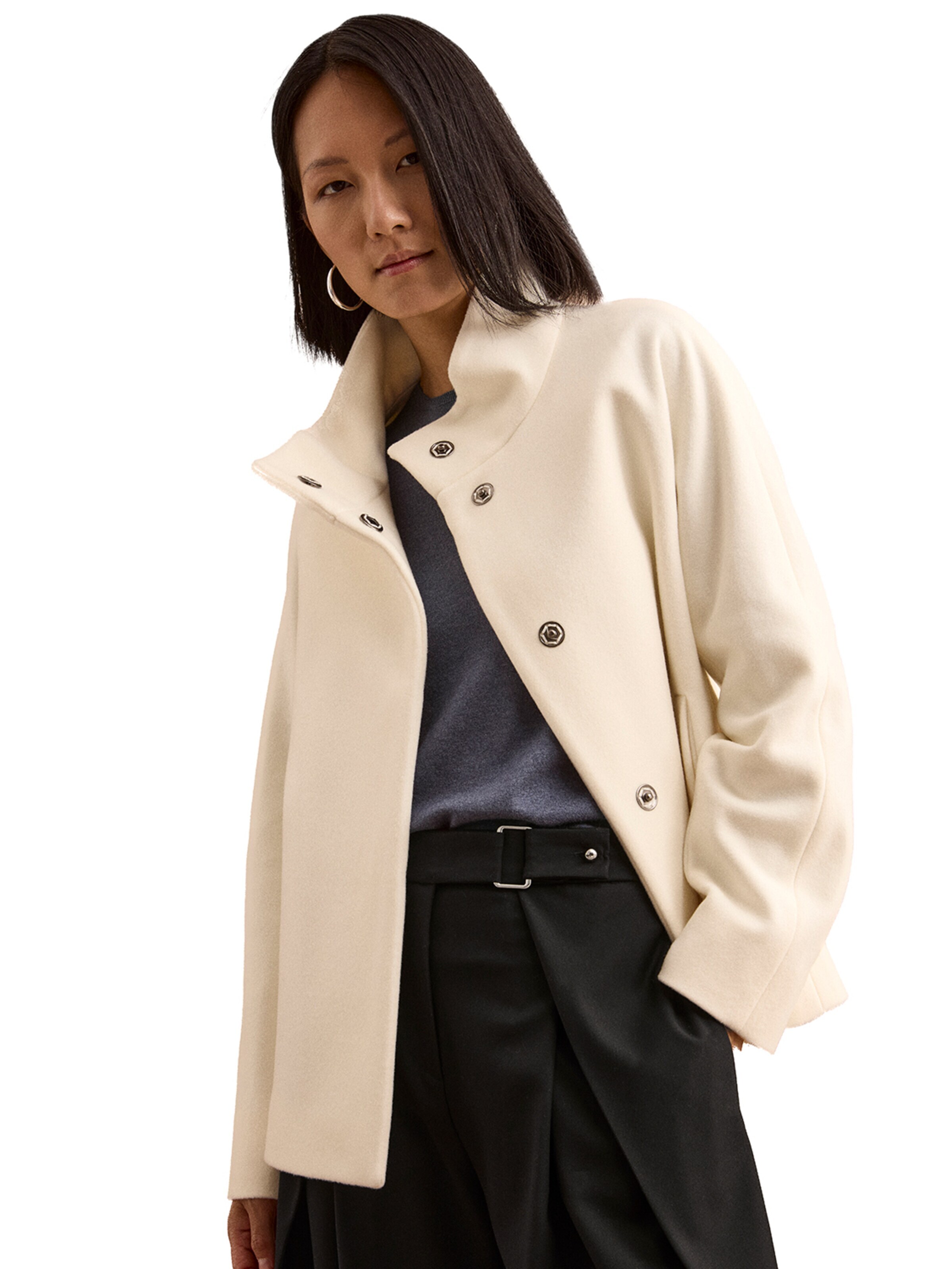 Il Lanificio Winter Coat in White