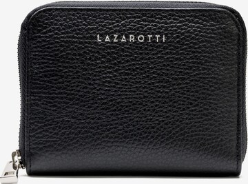 Lazarotti Wallet 'Milano' in Black: front