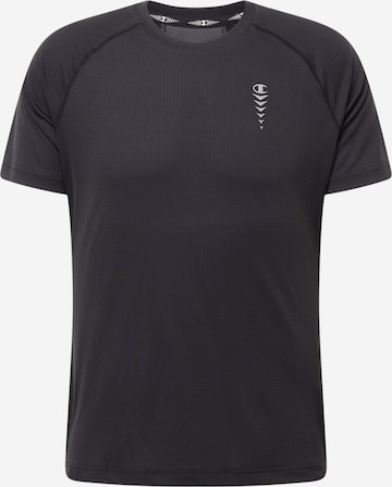 Champion Authentic Athletic Apparel - Camisa funcionais em preto: frente