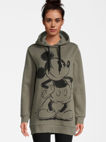 Sweat-shirt 'Mickey Mouse Retro' Course en vert : devant