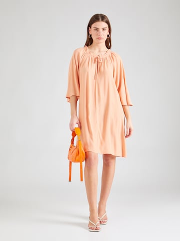 VERO MODA Obleka 'JANNI' | oranžna barva
