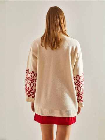 Bianco Lucci Sweater in Beige