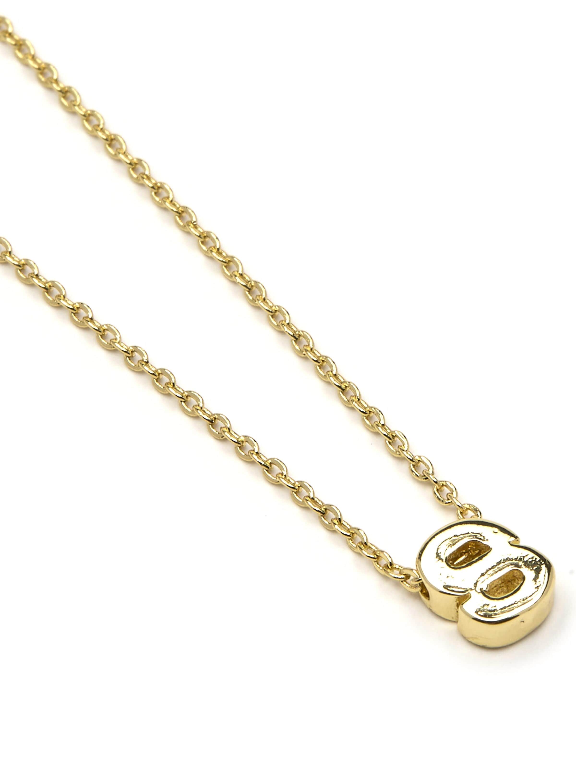 Luxenter Halsband 'S' i guld