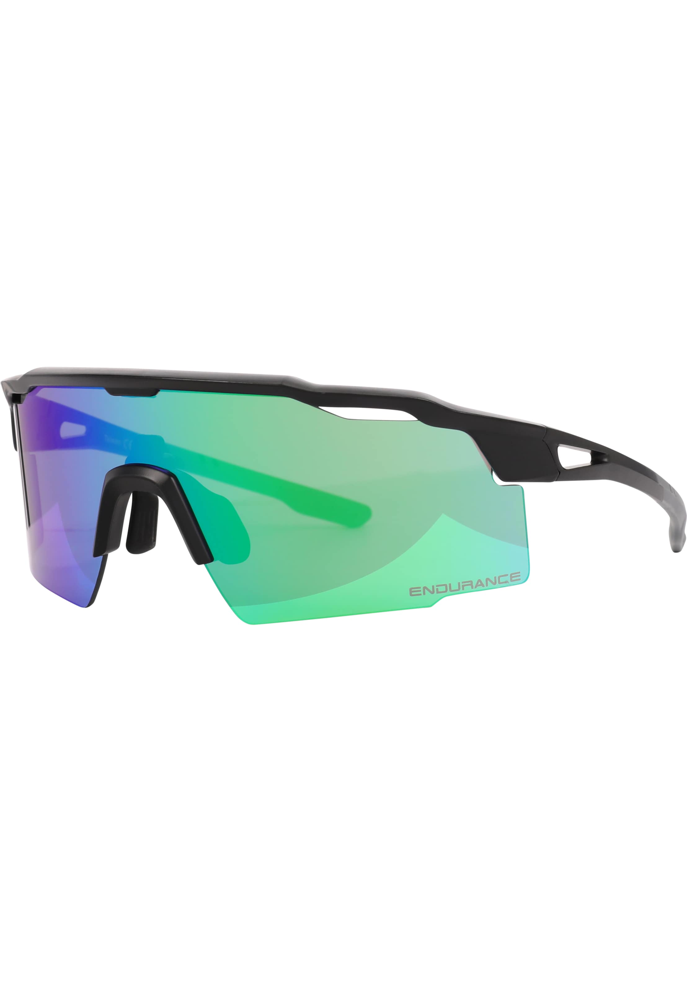ENDURANCE Sports sunglasses 'Alberto' in Black: front
