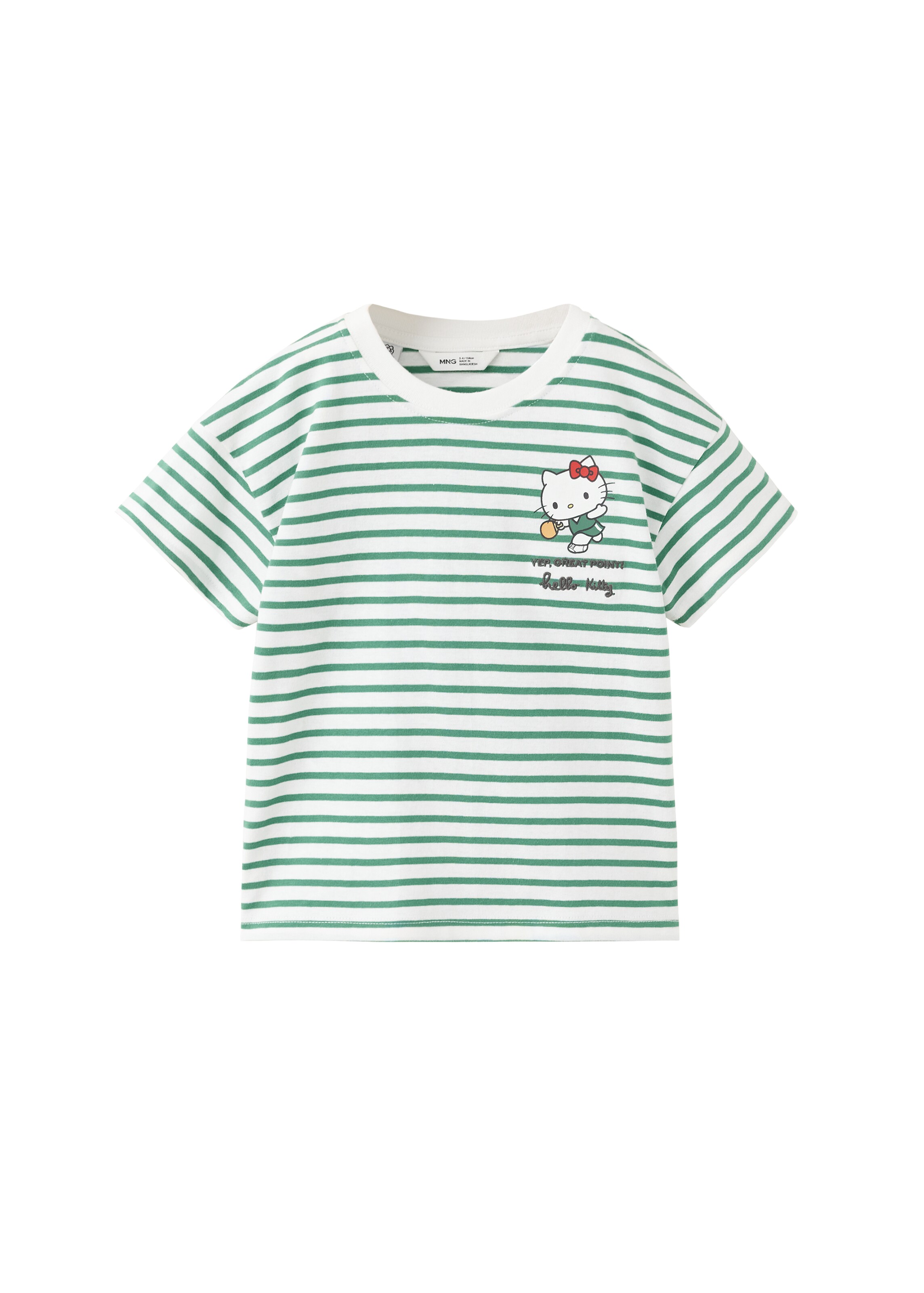 MANGO KIDS Tričko – zelená: přední strana