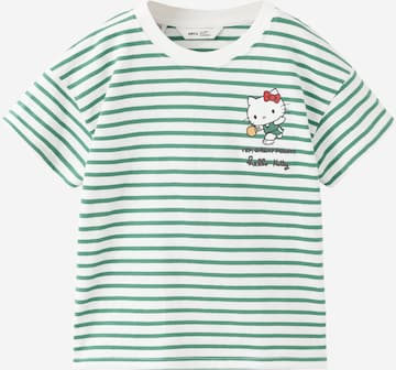 MANGO KIDS Paita värissä vihreä: etupuoli