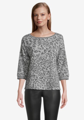 Sweat-shirt Betty Barclay en gris : devant